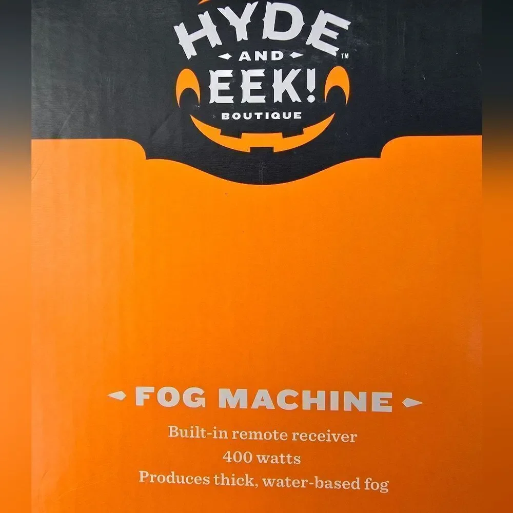 Fog Machine Indoor Halloween Skeleton Party Prop 400W Smoke Hyde and Eek, NIB